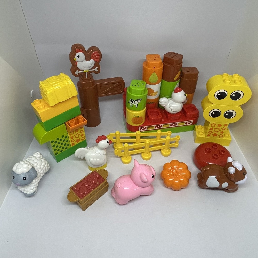 LEAP FROG Leap Builders Food‎ Fun Family Farm Interactive Learning Incomplete